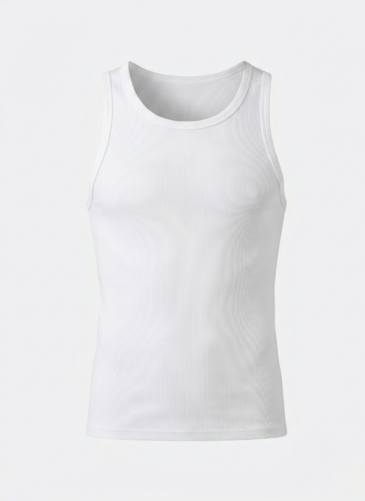 "DAILY ESSENTIALS" SLIM FIT TOP TANK.