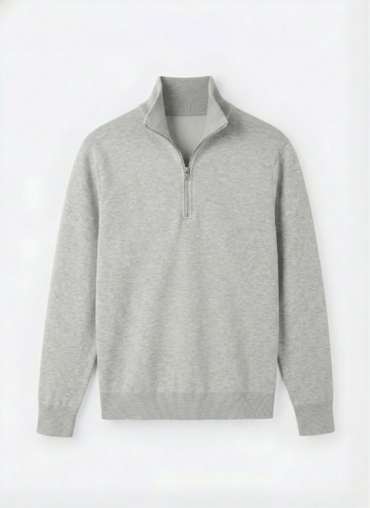 "DAILY ESSENTIALS" MEN'S QUARTER-ZIP
